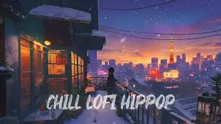 🎧 A calm Lofi hip-hop beat on a winter night | For Focus and Relaxation, Healing, Sleep
