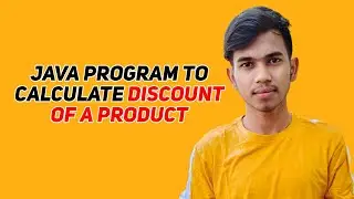 Java program to calculate discount of a product | Code with Aakash