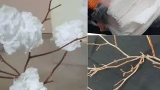 #simplecraft#diy#simplediy#tissueflowers#homedecor#whiteflowersdiy#funtomake#sowmyareddy'skitchen