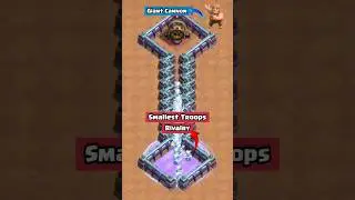 Giant Cannon Vs Every Max Troops | Clash of clans