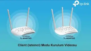 TP-Link (TL-WA901ND/TL-WA801ND) Client Modu Kurulumu