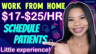 $17-$25 PER HOUR ONLINE JOBS! SCHEDULE APPOINTMENTS! NO DEGREE LITTLE EXPERIENCE WORK FROM HOME JOBS