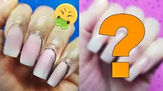 AMAZING NAIL TRANSFORMATION -How To REMOVE POLY GEL nails without Manicure Machine-Complete manicure
