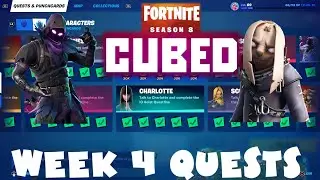 (Chapter 2) Fortnite Season 8 Week 4 Challenges - Raven & Nitehare