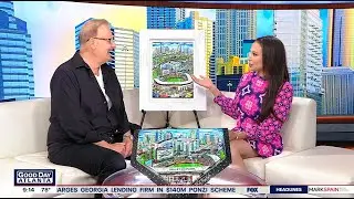 Charles Fazzino Shares 2025 MLB All-Star Game Art on FOX 5 Atlanta