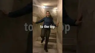 INSIDE THE LEANING TOWER OF PISA ITALY #shorts