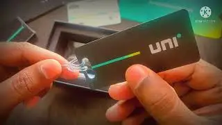 unboxing of Uni Credit card   #creditcard #uni #uni card