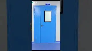 Pharmaceutical Hospital Metal Clean Room Doors for dust-free workshop