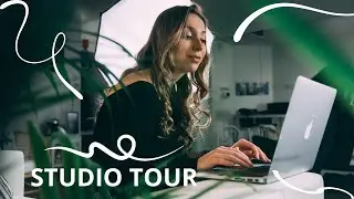 Мой первый день в креативном офисе | Экскурсия по студии