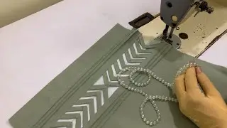 Unique Trouser Pant bottom for Ladies 👧 | Making Trouser bottom using Fabric Patti -