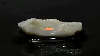 Raw Amber Australian Coober Pedy Opal Stone Cutter