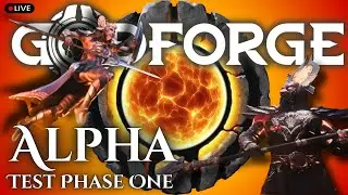 GODFORGE ALPHA TEST PHASE 1 Day 1 - LIVE!
