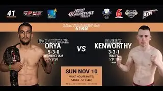 GPUK Night of the Gladiators 41 - Bakhatyaar Orya vs Harry Kenworthy