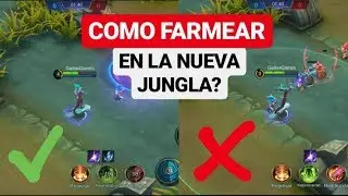 COMO SE FARMEA EN LA NUEVA JUNGLA?🤔|GUIA JUNGLA| MOBILE LEGENDS EN ESPAÑOL