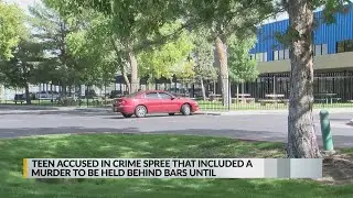 Teen accused in murder, crime spree to be held behind bars until trial