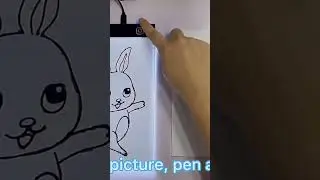 Led Drawing Copy Board Kids Toy to Draw 3 Level Dimmable Painting Tablet Night Light Note Pad