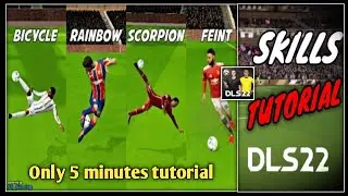 All skills tutorial in DLS 22 bangla | Dream League Soccer 22 amazing skills #gametipsbd Tutorial BD