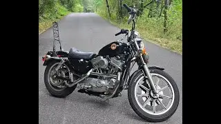 94 Harley sportster 883 STOCK IGNITION COIL RELOCATION