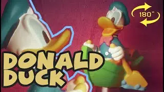 Vintage Piggy  Bank Disney Donald Duck  Sailing