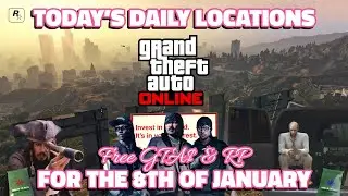 GTA: Online. &bull; Today's Shipwreck, Gun Van, Street Dealers, LS Tags & Weed Bag locations. &bull; Jan. 8th.