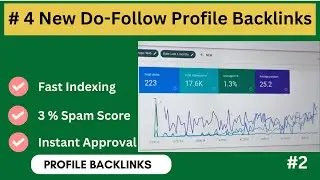 100% Instant Approval Do-Follow Backlinks | 4 High DA Profile Backlinks | @dml-training