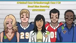 Criminal Case Grimsborough Case # 34: Dead Man Running (STICKERS)