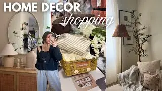 VLOG💐 HOME DECOR SHOP WITH ME! homegoods, tjmaxx, hobby lobby