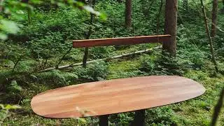Girsberger Massivholztische und St&uuml;hle - direkt im Wald