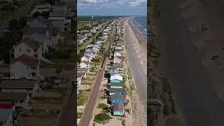 Oak Island NC #oakisland #northcarolina #beach #shorts #short #shortsyoutube #drone #beachvibes