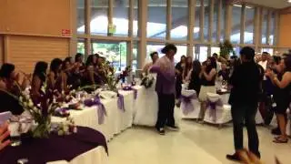 A Bug's Life! Jun & Jewel's hyphy wedding entrance!