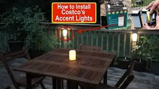 How to Install Solar Post Accent Lights from Costco