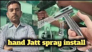 How to install English seat hand Jet spray | English seat Jet installation | Jet फिटिंग कैसे करें |