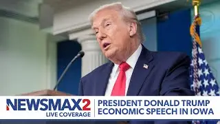 LIVE: President Donald Trump delivers economic speech in Iowa | NEWSMAX2