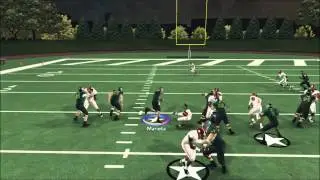 NCAA FOOTBALL 14( BEST RUN) OFFENSIVE TIP #1 SPLIT BIG QB WRAP