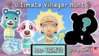 The Ultimate ACNH Dreamy Villager Hunt! (100+ Nook Miles Tickets in Pocket) | Katiemari Crossing ♡