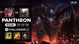 Pantheon vs Vi Jungle - KR Challenger - Patch 25.22 Season 15