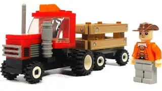 Ausini Farm 28301 tractor with trailer