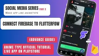 connect flutterflow to firebase | Firebase Setup In FlutterFlow | FlutterFlow With Firebase Course