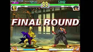 Fightcade 2 SF3 casuals vs service weapon (Oro vs Makoto) 2025/12/23