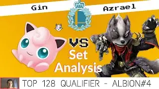 Smash Analysis - Gin (Jigglypuff) vs Azrael (Wolf) - Albion4 - Top128 Qualifier