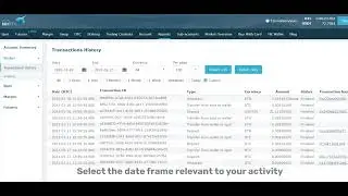 How to download Deposit & Withdrawal History from HitBTC Exchange?