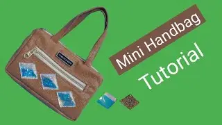 How to make Mini Handbag Tutorial | Cutting And Stitching ( Vir sewing tutorial )