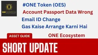 Passport Issue Email Change And Gas Arrangement In ONE Ecosystem
