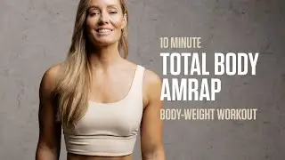 10MIN Total Body AMRAP // Quick, No Equipment Workout