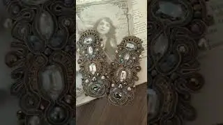 Outrageous accessory for the brave. Soutache jewelry. fashion jewelry