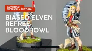 How to Paint the Blood Bowl Referee - Contrast Plus Method & Color Guide