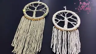 (DIY) Fabriquer un attrape-rêves arbre de vie facilement