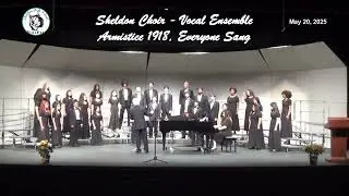 Sheldon Choir Spring 2025 Armistice 1918, Everyone Sang