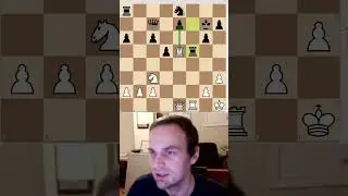 Chess. Tention on a king side leads to my opponent blunder. | #evstupac on #Twitch