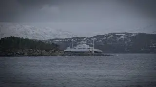 Ferry ports in Alstahaug. Tj&oslash;tta and S&oslash;vik
